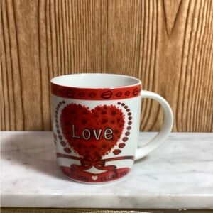 Valentines You are My Sunshine Red and White Love Mug